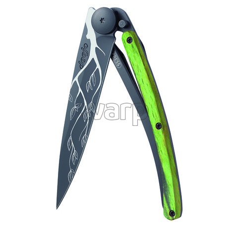 Deejo 1GB147 Black tattoo 37g, green beech, Tree - 1