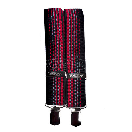 Tobby kšandy 36 mm pro dospělé - red stripe - 2